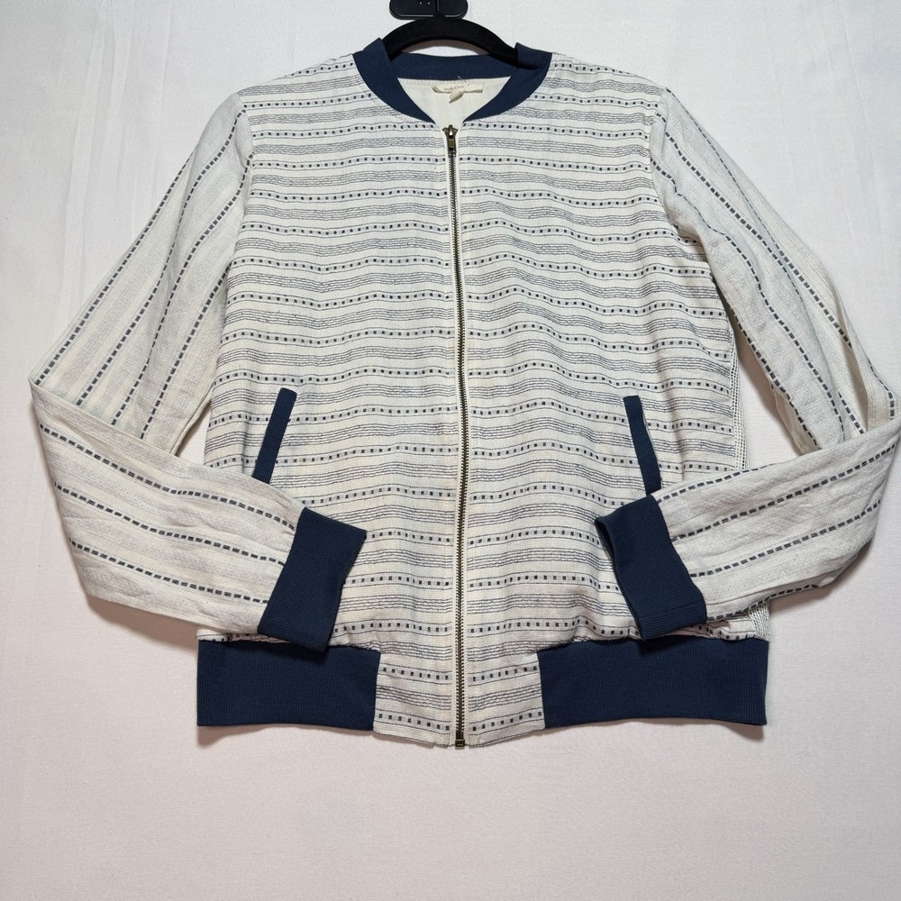 Mystree Shacket Cotton Blend Women's Small Boho Chic Western Neutral capsule